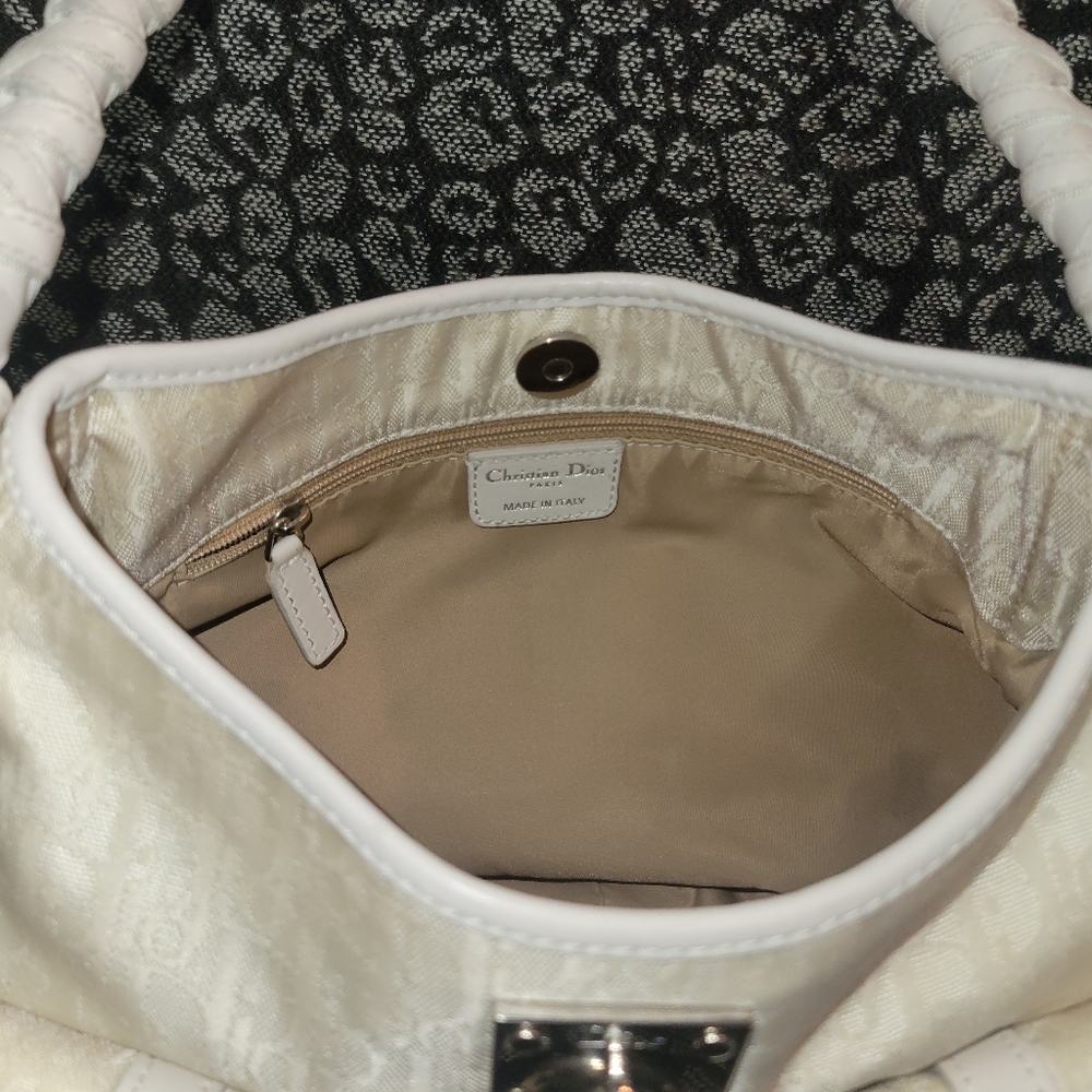 Christian Dior Diorissimo Elegant Ivory Cream Shoulder Bag - Picture 4 of 5